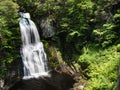 Waterfall shot from above at Bushkill Falls in Pennsylvania