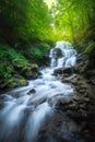 Waterfall Shypit on the Pylypets River, Ukraine