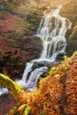 Waterfall Shypot in autumn Royalty Free Stock Photo