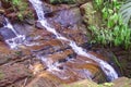 Waterfall, sin martin, peru. Royalty Free Stock Photo