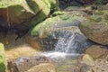 Waterfall, sin martin, peru.