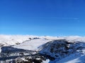 Skoga river waterfall in winter. Iceland Royalty Free Stock Photo