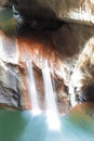 Waterfall in Skocjan Caves