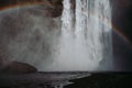 Waterfall Skogafoss in Iceland