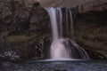 Waterfall Skutafoss in Thorgeirsstadadalur valley in east Iceland