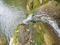 Waterfall in a small river. Paradise place.