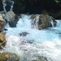 Waterfall somewhere in sentul Royalty Free Stock Photo