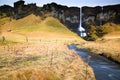 Waterfall in Southeastern Iceland
