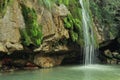 Waterfall in Spain, Campdevanol / Ripoll. Royalty Free Stock Photo