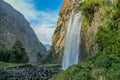 Nepal - Waterfall in Himalayas Royalty Free Stock Photo