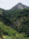 Waterfall in Sri Lanka near the highest mountain Sri Lanka