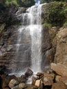 Waterfall in srilanaka Royalty Free Stock Photo