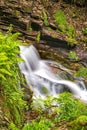 Waterfall in St Nectan`s Glen Royalty Free Stock Photo