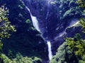 Waterfall Stauber or Wasserfall StÃÂ¤uber, Brunnibach stream in the Alpine Valley of Maderanertal