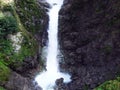 Waterfall Stauber or Wasserfall StÃÂ¤uber, Brunnibach stream in the Alpine Valley of Maderanertal