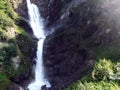 Waterfall Stauber or Wasserfall StÃÂ¤uber, Brunnibach stream in the Alpine Valley of Maderanertal