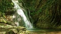 Waterfall in park Berendeyevo Tsarstvo, Sochi, Russia