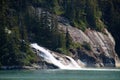 Waterfall in the Stephens Passage, Alaska, United States