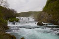 Waterfall Strbacki Buk on Una river in Bosnia Royalty Free Stock Photo