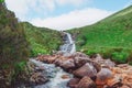 Waterfall Stream, Isle of Skye, Scotland Royalty Free Stock Photo