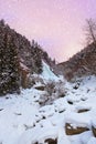 Waterfall Stuibenfall at Umhausen - Tirol Austria