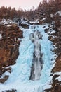 Waterfall Stuibenfall at Umhausen - Tirol Austria