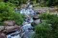Waterfall in Summer Royalty Free Stock Photo