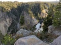 Waterfall at Yellowstone National Park