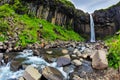 The waterfall Svartifoss