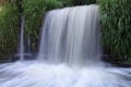 Waterfall. Taken using a slow shutter speed. Long exposure time Royalty Free Stock Photo