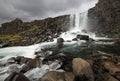 Waterfall at Thingvellir