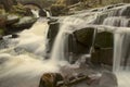 Waterfall at Three Shires Head Royalty Free Stock Photo