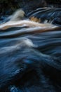 Waterfall on the Tohmajoki River. Republic of Karelia, Russia, Ruskeala