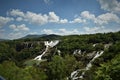 Waterfall top of mountain