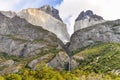 Waterfall, Torres del Paine National Park, Chile Royalty Free Stock Photo