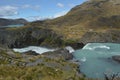 Waterfall in Torres del paine reserve