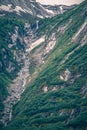 Waterfall in Tracy Arm Fjord, Alaska Royalty Free Stock Photo