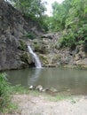 Waterfall trees cliff puerto Rico