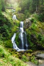 waterfall at Triberg in the black forest area Germany Royalty Free Stock Photo