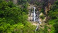 Waterfall in the tropical forest. Rawana Falls.