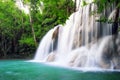 Waterfall in tropical forest of Thailand Royalty Free Stock Photo