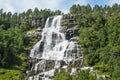 Waterfall Tvindefossen, Norway