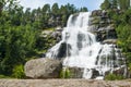 Waterfall Tvindefossen, Norway