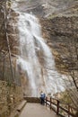 Waterfall uchan-su near Yalta in Crimean mountains Royalty Free Stock Photo