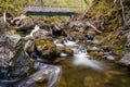 Waterfall Uisge Ban Provincial Park Royalty Free Stock Photo