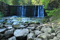 Waterfall on Upa river Royalty Free Stock Photo