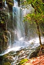 Waterfall in Uvas County Park Royalty Free Stock Photo