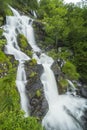 Waterfall in Val-de-Sos, Suc-et-Sentenac, Pyrenees, France