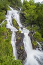 Waterfall in Val-de-Sos, Suc-et-Sentenac, Pyrenees, France