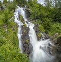 Waterfall in Val-de-Sos, Suc-et-Sentenac, Pyrenees, France